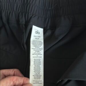 ALO Yoga Wide Leg Pants Tech Fabric- Black Pant XXS